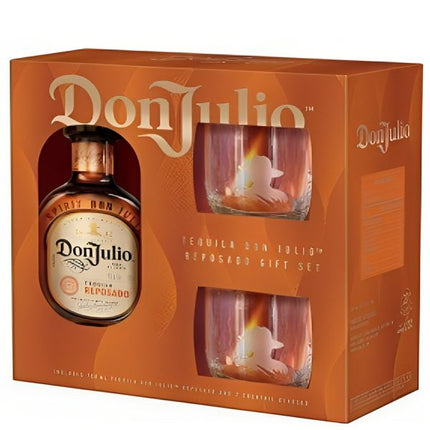 DON JULIO REPOSADO WITH 2 GLASS SET