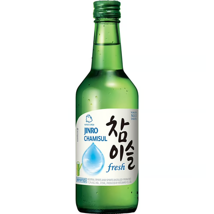JINRO CHAMISUL SOJU 39.6 Proof 375 ml