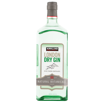 KIRKLAND SIGNATURE GIN 88 Proof 1750 ml