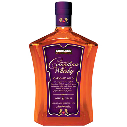 KIRKLAND CANADIAN WHISKEY-6 YR 80 Proof 1750 ml