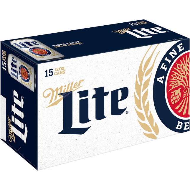 MILLER LITE 15PK 12OZ CAN