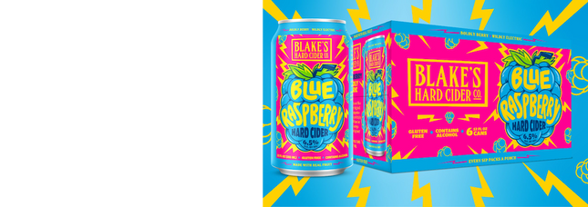 BLAKE'S BLUE RASPBERRY 6PK CAN
