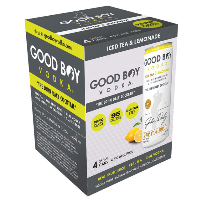GOOD BOY VODKA ICED TEA & LEMONADE 4PK CAN