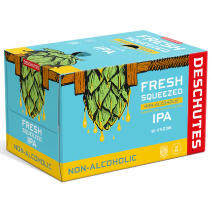 DESCHUTES FRESH SQUEEZED NON ALCH IPA 6PK CAN