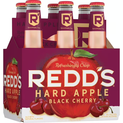 REDD'S BLACK CHERRY 6PK 12OZ BOTTLE