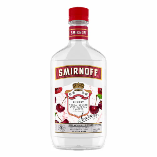 SMIRNOFF CHERRY PL 70 Proof 375 ml