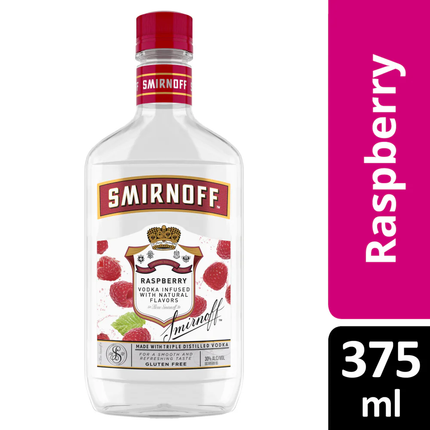 SMIRNOFF RASPBERRY PL 70 Proof 375 ml