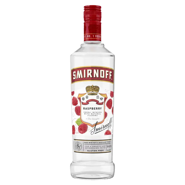 SMIRNOFF RASPBERRY 70 Proof 750 ml