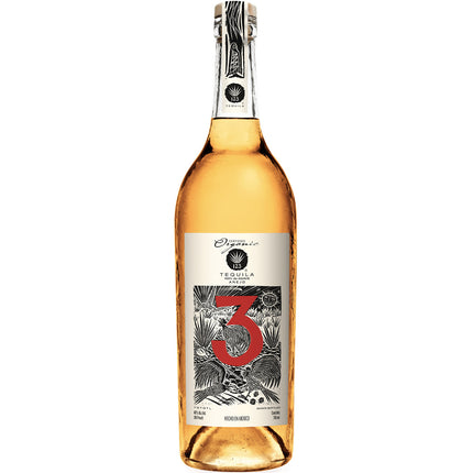 123 ORGANIC TRES ANEJO TEQUILA 80 Proof 750 ml