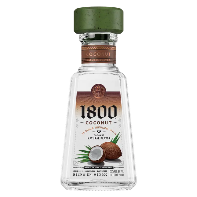 1800 COCONUT SILVER 70 Proof 200 ml