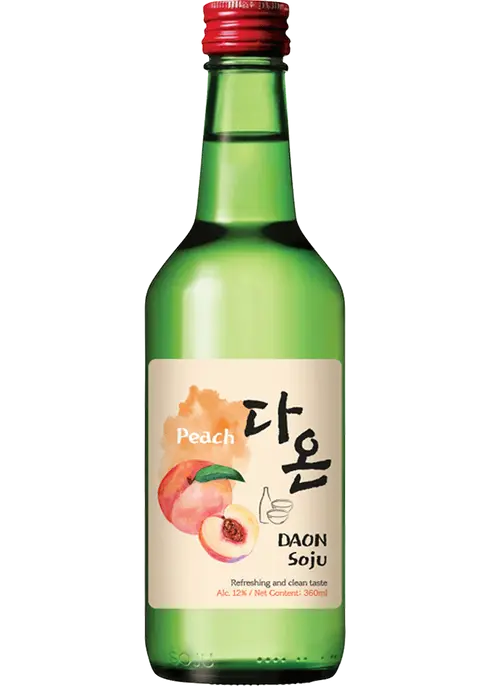 DAON PEACH SOJU 375ML ALC 12%