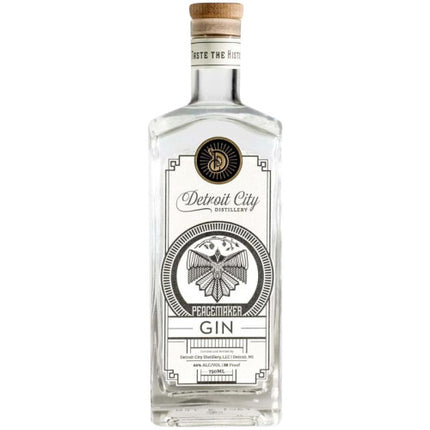DETROIT CITY PEACEMAKER GIN 88 Proof 750 ml