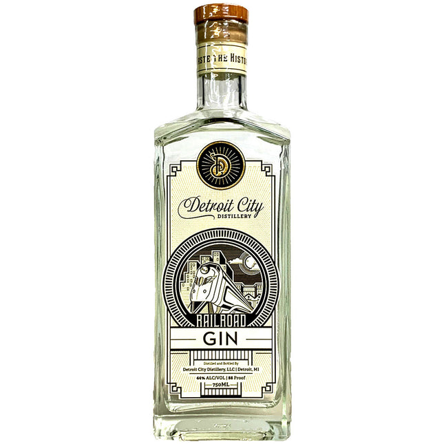 DETROIT CITY RAILROAD GIN 750ML 88 PROOF