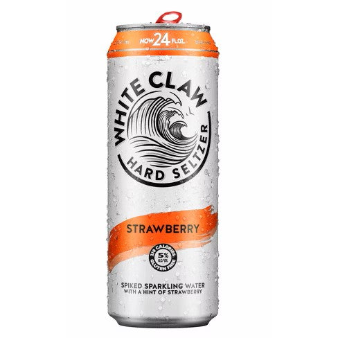 WHITE CLAW STRAWBERRY 1PK 19.2 fl oz