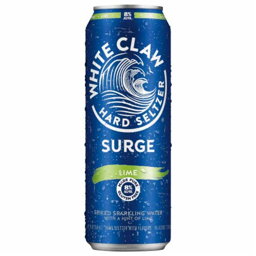 WHITE CLAW SURGE LIME 1PK 19.2OZ CAN