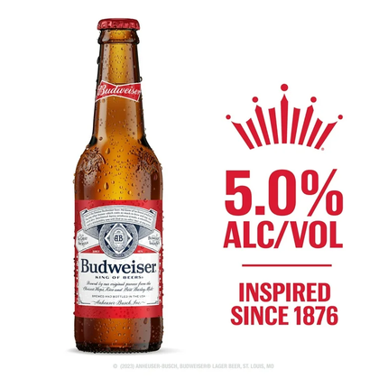 BUDWEISER 1PK 12OZ BOTTLE