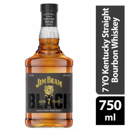 JIM BEAM BLACK 7YR 750ML 90 PROOF