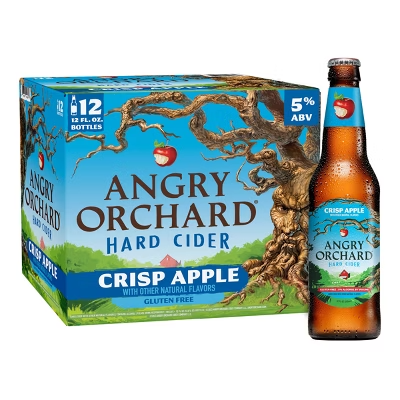 ANGRY ORCHARD CRISP APPLE CIDER 12PK 12OZ BOTTLE