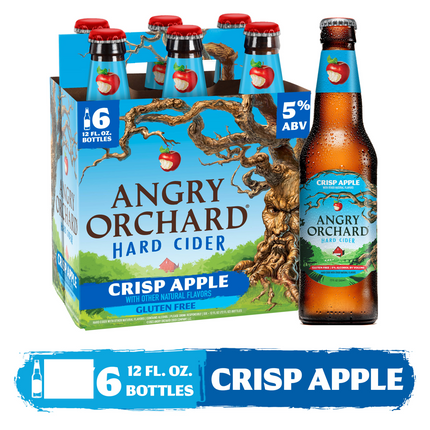 ANGRY ORCHARD CRISP APPLE CIDER 6PK 12OZ