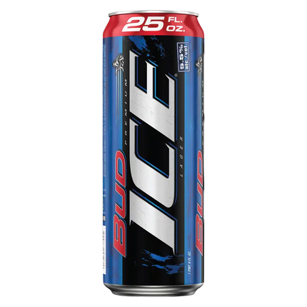 Bud Ice 1pk 25oz Can