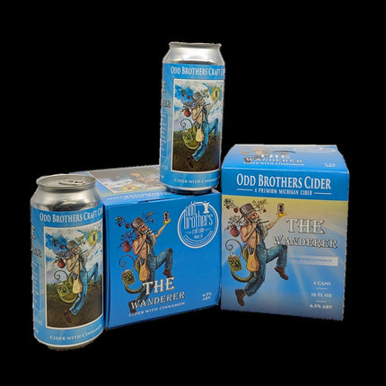 ODD BROS WANDER CINNAMON CIDER 4PK