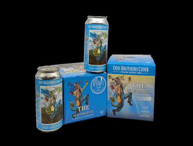 ODD BROS WANDER CINNAMON CIDER 4PK