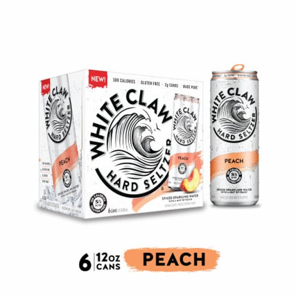 WHITE CLAW 6PK PEACH