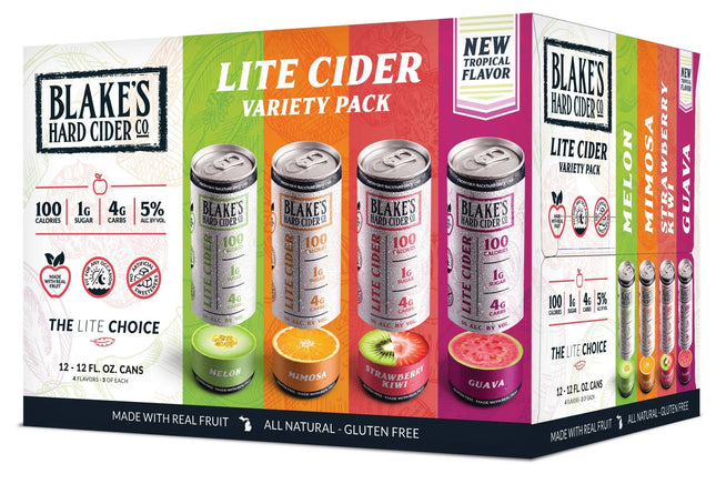 Blake's Lite Variety Cider 12 Can