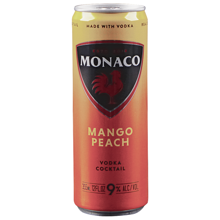 MONACO MANGO PEACH 9%Alc 12OZ
