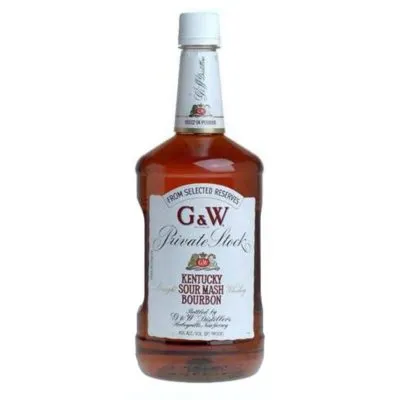 G & W PRIVATE STOCK SOUR MASH BOURBON 1.75LT
