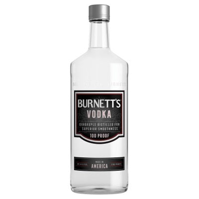 BURNETT'S VODKA - 100 100 Proof 750 ml