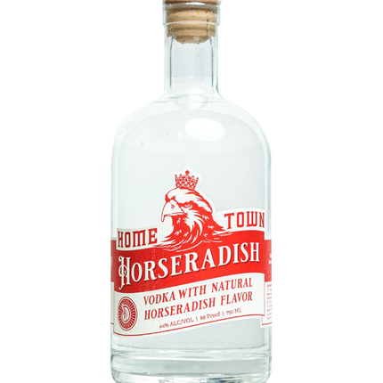 HOME TOWN HORSERADISH VODKA 750ML 88 PROOF