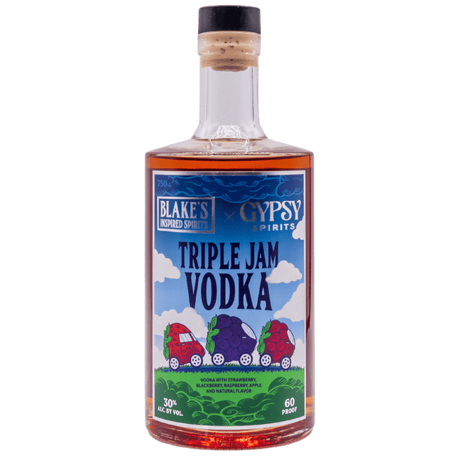 GYPSY BLAKES TRIPLE JAM VODKA 750ML 60 PROOF