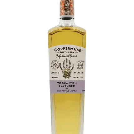 COPPERMUSE LAVENDER VODKA 80 Proof 750 ml