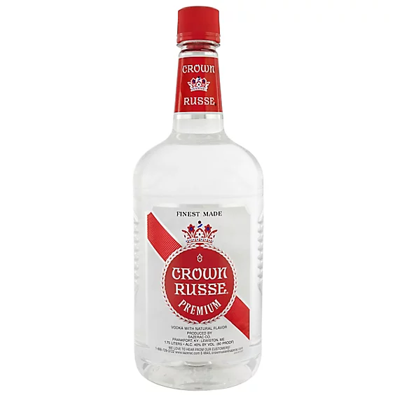 CROWN RUSSE VODKA PL 80 Proof 1750 ml