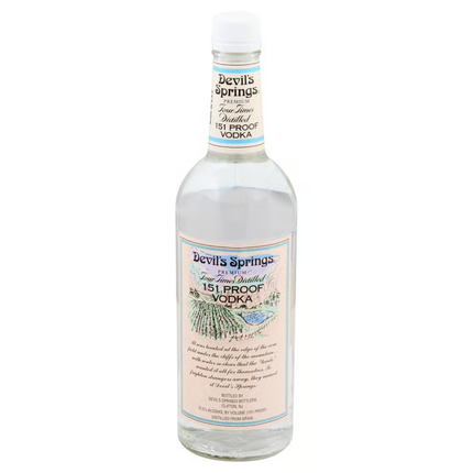 DEVIL'S SPRINGS 151 Proof 750 ml