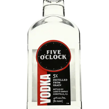 FIVE O'CLOCK VODKA PL 80 Proof 375 ml