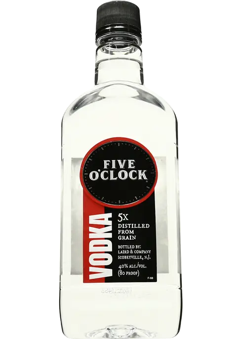 FIVE O'CLOCK VODKA PL 80 Proof 375 ml