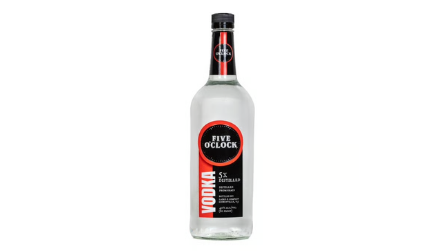 FIVE O'CLOCK VODKA PL 80 Proof 750 ml