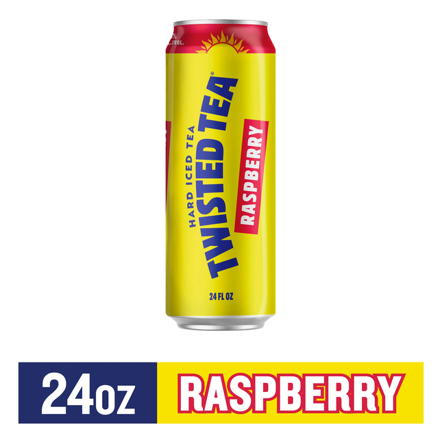 TWISTED TEA RASPBERRY 1PK 24OZ CAN