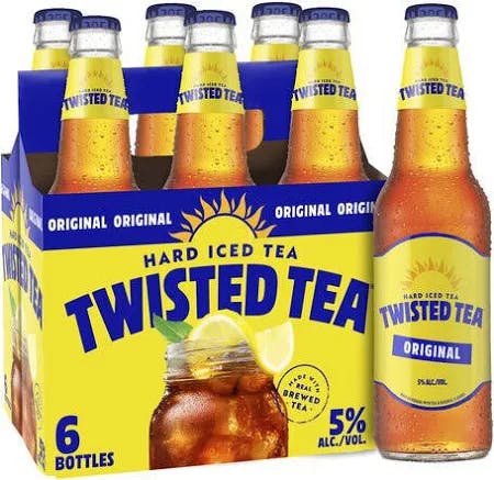 TWISTED TEA ORGINAL 6PK 12OZ BOTTLE