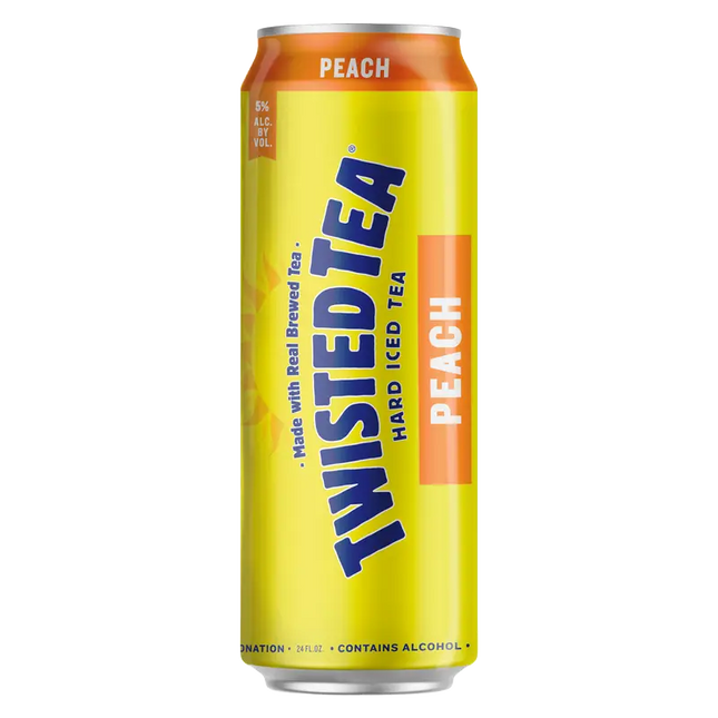 TWISTED TEA PEACH 1PK 24OZ CAN