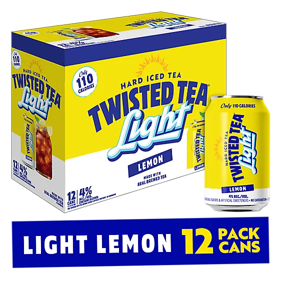 TWISTED TEA LIGHT 12PK 12OZ CAN