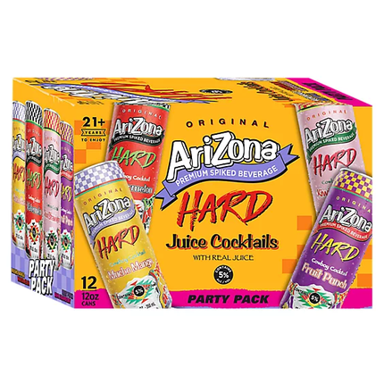 ARIZONA HARD JUICE VARIETY 12PK