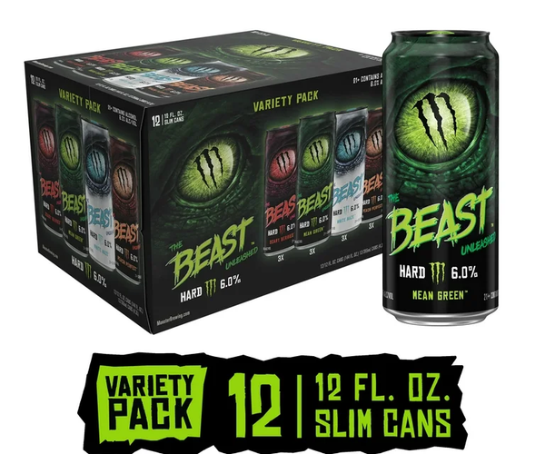 モンスターエナジー  THE BEAST UNLEASHED THE BEAST UNLEASHED VARIETY 12PK – Wine barrel Plus