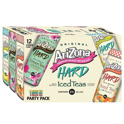 ARIZONA VARIETY HARD TEA 12PK