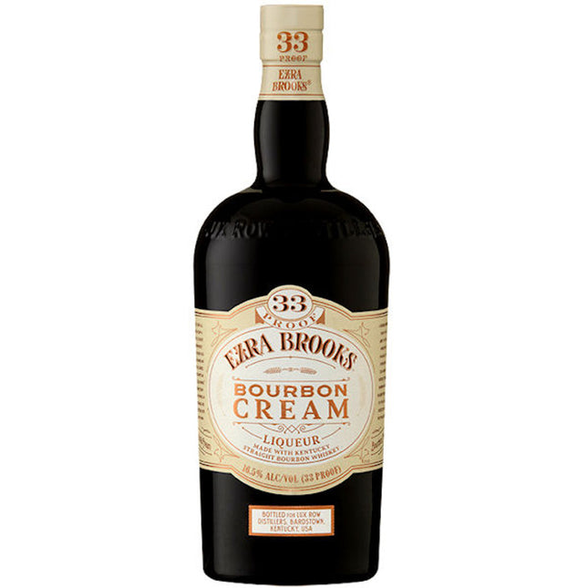 EZRA BROOKS BOURBON CREAM 33 proof 750 ml