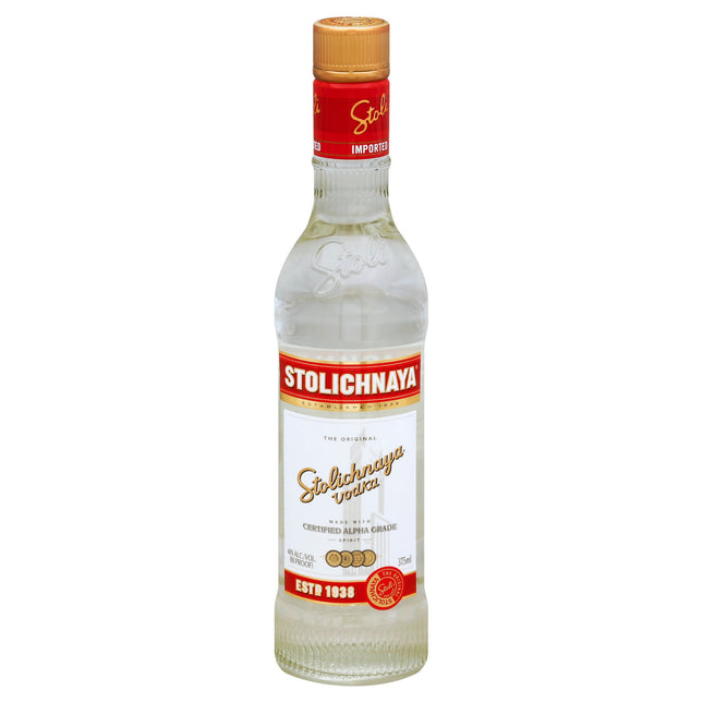 STOLICHNAYA  STOLI VODK 80 Proof 375 ml