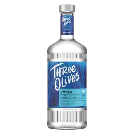 THREE OLIVES VODKA 80 Proof 1750 ml