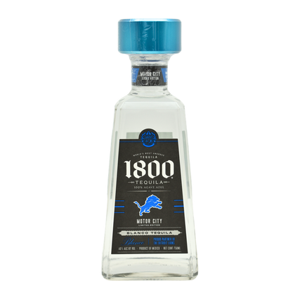 1800 BLANCO DETROIT LIONS TEQUILA 750ML 80 PROOF